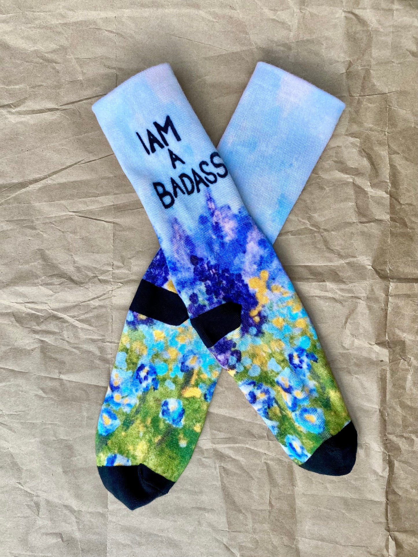 I am a Bad Ass Garden Socks