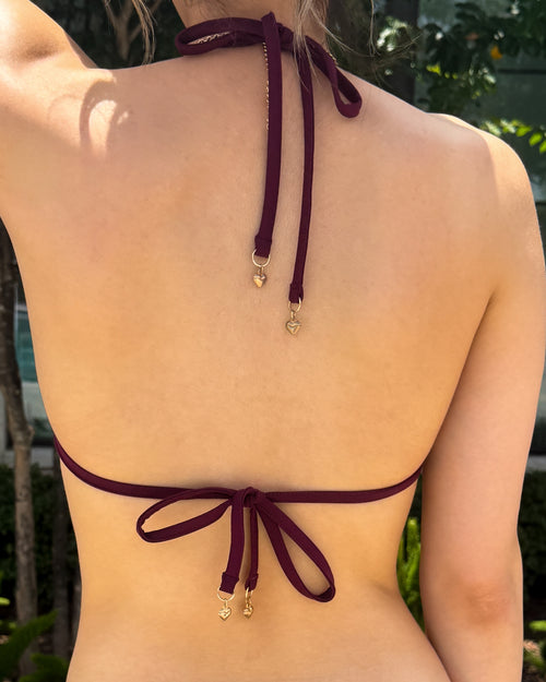 Crimson Evangeline Bikini Top