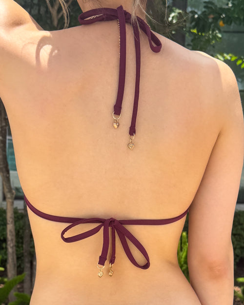 Crimson Evangeline Bikini Top