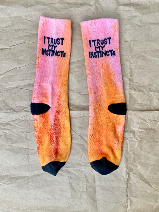 I Trust My Instincts Socks