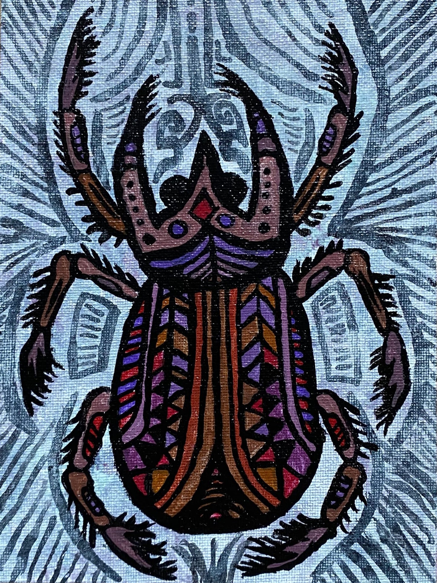 Abstract Stag Beetle